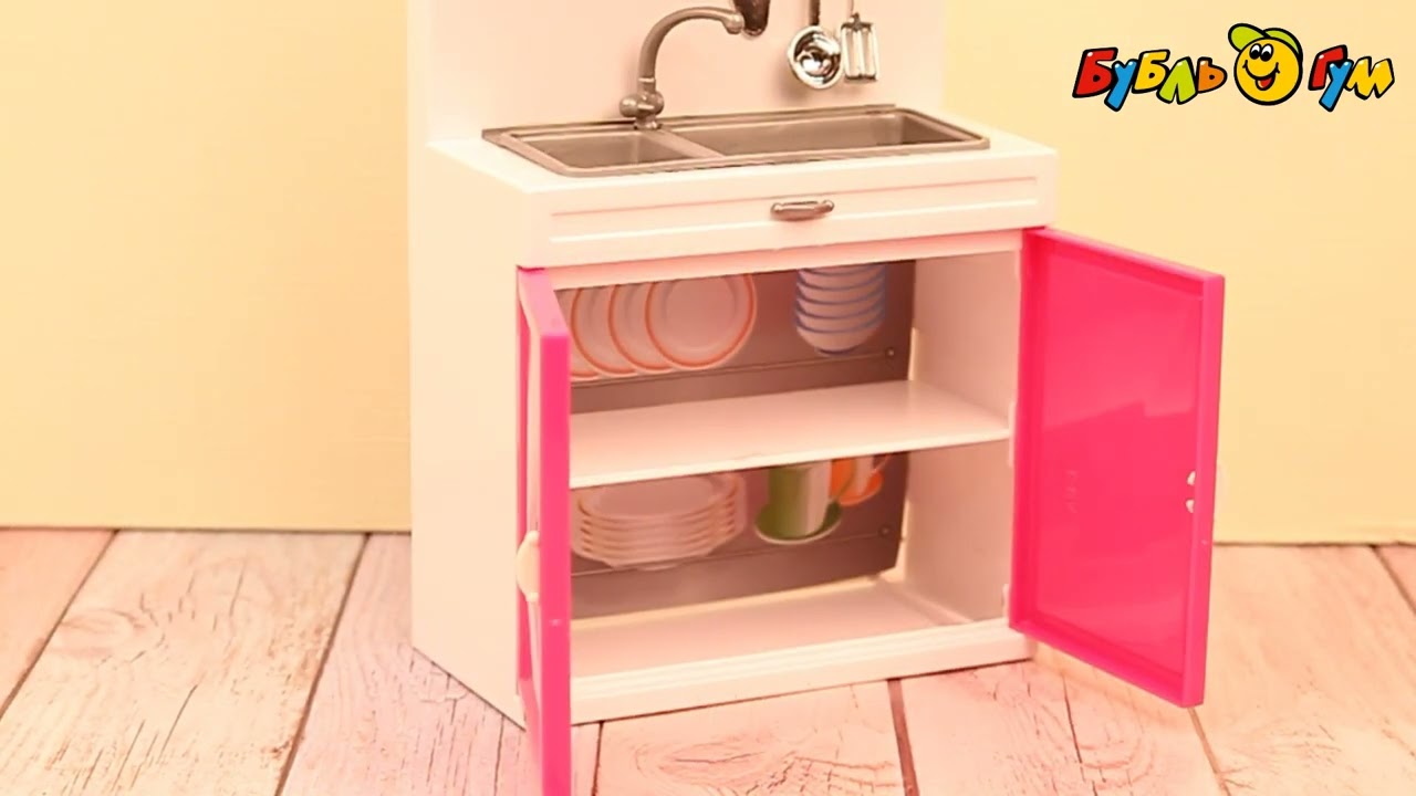 Набор кухонный умывальник и шкаф - видео