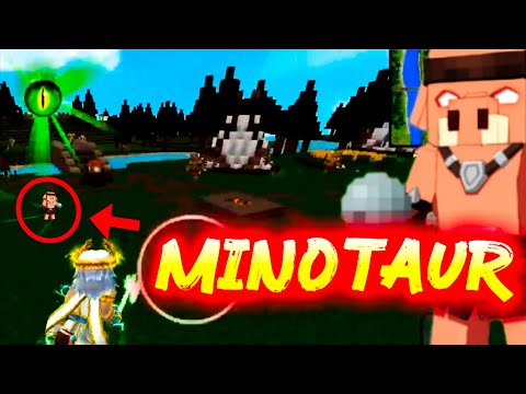 New "MINOTAUR" Mob in Skyblock?! Blockman Go