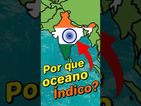 O único oceano com nome de país #india #historia #mapa