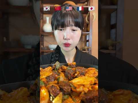 순대볶음 먹방 Which sauce is the best with spicy sundae
