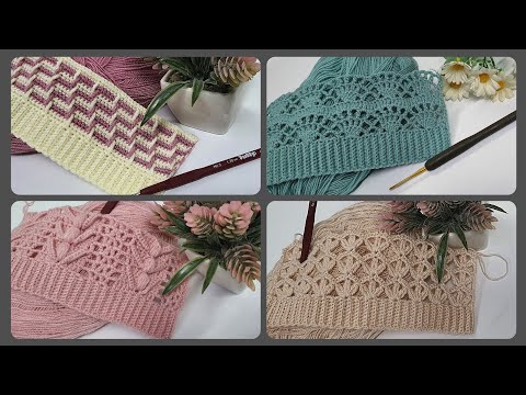 Şahane 💯Örgü Modeller 👍Tığ işi yelek battaniye örnekleri/Crochet knitting