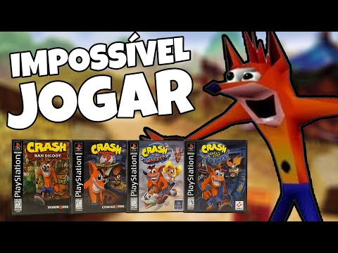 CRASH BANDICOOT, mas com um DESAFIO cada jogo