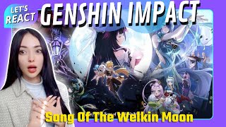 Genshin's BEST TRAILER EVER !!! REACTING to Song of the Welkin Moon Teaser: Moonlit - Genshin Impact