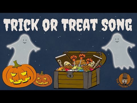 Trick or Treat Song | Halloween Songs for Kids | The Singing Walrus - YouTube