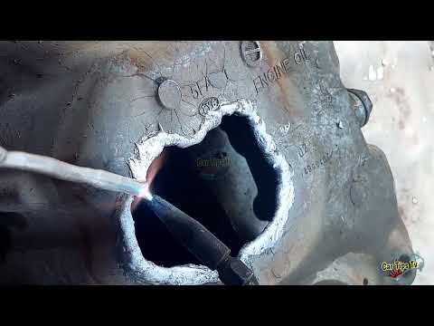 Aluminum Oil Chamber Weld Repair – Saved $$$ from Replacement! 🔥💯