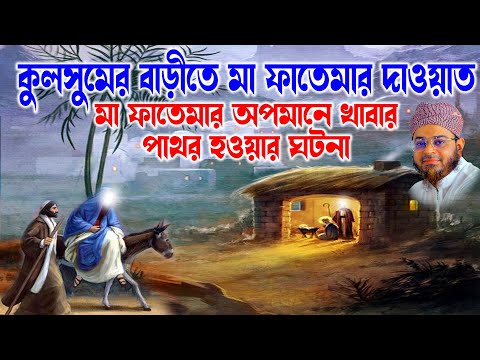 Mufti Nasir Uddin Ansari । মুফতি নাসির উদ্দিন আনসারী । কুলসুমের বাড়ীতে মা ফাতেমার দাওয়াত | bd waz
