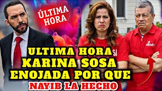 BOMBAZO NAYIB BUKELE ES PUESTO EN MAL EN COLOMBIA POR KARINA SOSA Y ENOJADA QUE LA HECHO 😂