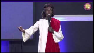 Prophet Richard Boateng ( I HEAR) welcomes Mmebusem and gave him microphone