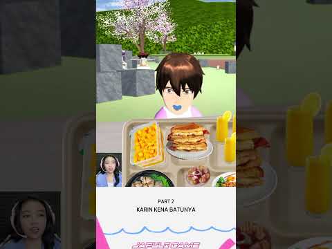 Gara gara tuker makanan, Karin kena karma nya #shorts #sakuraschoolsimulator