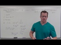 Differential Equations Concepts Review