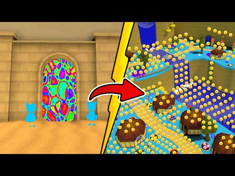Desa Biru Banyak Koin - Super Bear Adventure