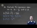 Evaluating Expressions and Operations