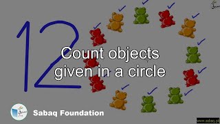 Count objects given in a circle
