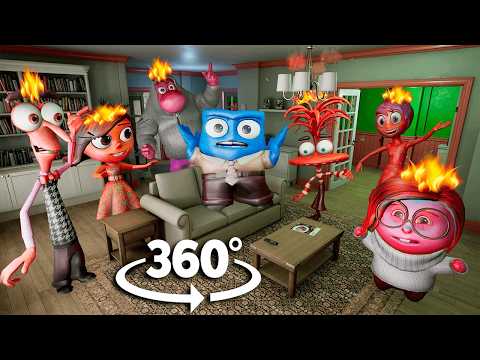 360° Inside Out 2 - Anger in House VR