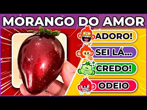 🤩🤢😡 AVALIE O DOCE 🍬🍓🧁| Jogo das escolhas | Qual é melhor? #macaquiz #quiz #avalieodoce #avalieoprato