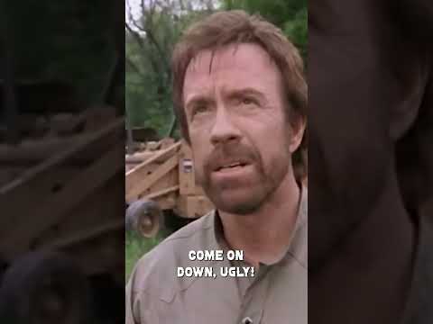 chuck norris almost gets buried alive | wild westerns #shorts