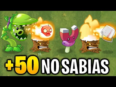 +50 COSAS INCREIBLES que DEBES DE SABER en Plantas Vs Zombies 2