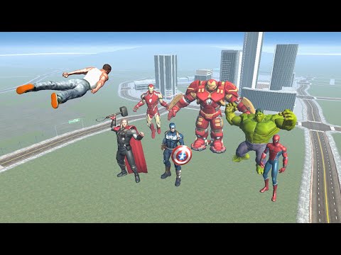 Franklin Play Avengers Mode in Indian Bike Driving 3D