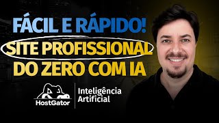 Como criar um site PROFISSIONAL com IA em MINUTOS mesmo sem saber nada!