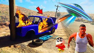 Franklin and Shinchan Surviving ZOMBIE APOCALYPSE || Drive Beyond Horizons Game play Tamil