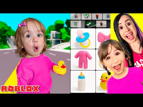 CRIEI MINHA IRMÃ HAILEY no ROBLOX e ELA CHOROU! Roblox