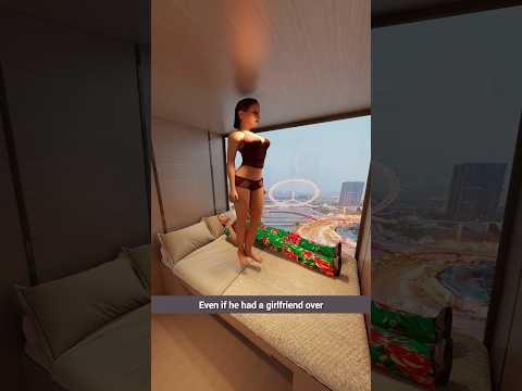 Innovative Tiny Living || David's Space-Saving Designs And Renovations #shorts