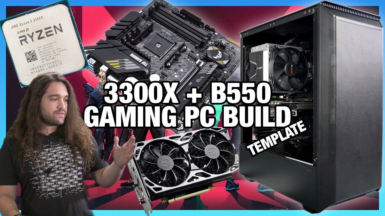 AMD B550 + Ryzen 3300X Gaming PC Build: Benchmarks, Upgrades, & Overclocking ( 600- 900)