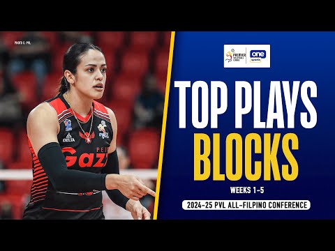 TOP BLOCKS OF WEEKS 1-5 | 2024-25 PVL ALL-FILIPINO CONFERENCE