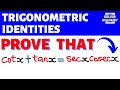 Trigonometric Identities and Functions