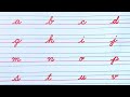 Cursive Writing Techniques and Features