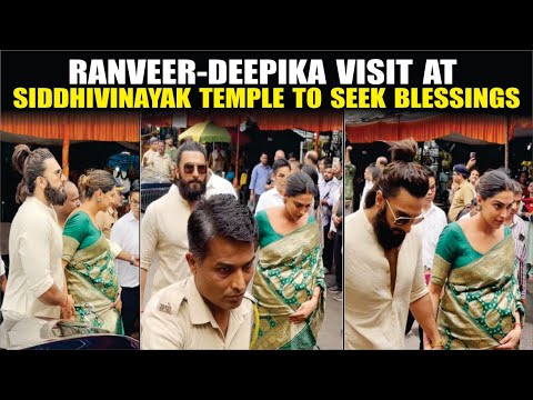 Ranveer Singh With Deepika Padukone Visit Siddhivinayak Temple To Seek Blessings | Deepika Pregnant