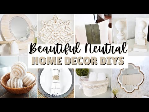 HOME DECOR NEUTRAL FAVORITES THAT YOU CAN EASILY DIY FOR 2025