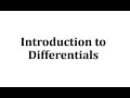 Understanding Differentials