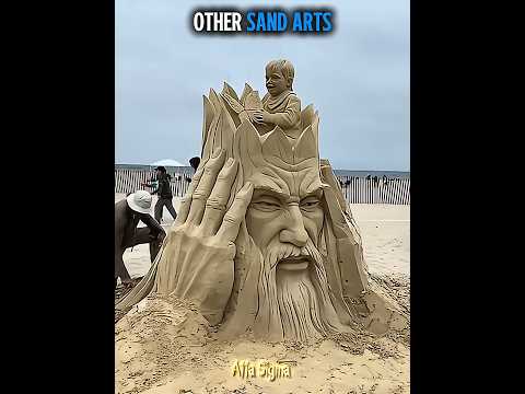 Other Sand Arts Vs this one ☠️ #trollface #edit #shortvideo #fyp