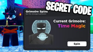 Grimoires Era Update! 3000 spins for TIME MAGIC Grimoire (SECRET CODE)