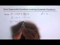 Exponential Equations and Their Solutions