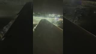 Night Takeoff from Philly on American Eagle ERJ-145