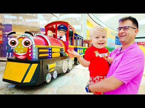 Оливер и Папа веселятся на новой Игровой площадке в Дубае