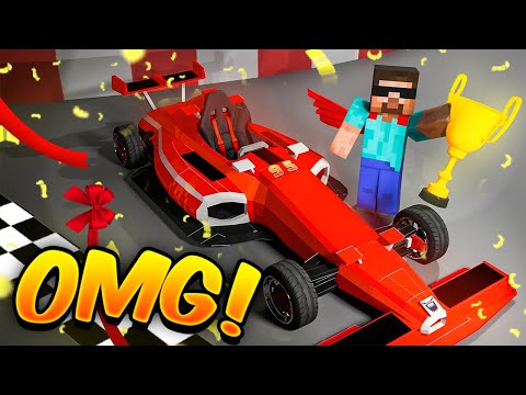 I Became World's Famous F1 Racer in Minecraft