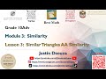 Triangle Similarity and Angle Properties