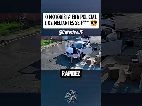 Eles não sabiam que o motorista era policial 😎