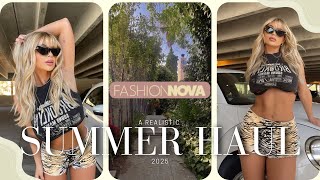 REALISTIC Summer Outfits I Actually Wear ☀️ | Sexy + Comfy Fashion Nova Haul 2025