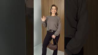 Vídeo adicional 6 do item Calça Eugenia - Marrom - Design Moderno com Fechamento em Zíper Frontal e Caimento Impecável