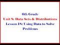 Data Representation and Analysis Concepts