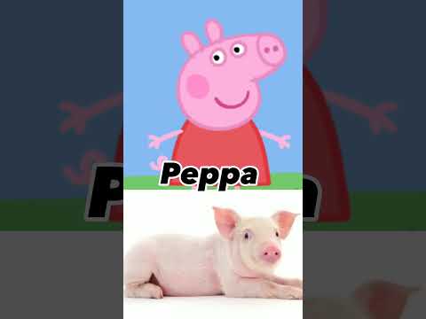 Así son los personajes de peppa pig en la vida real 🤤