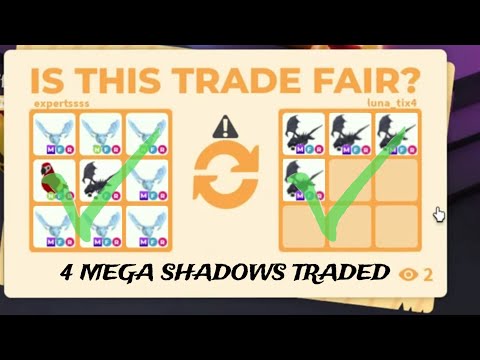 4 Mega Shadows Flipped | Roblox Adopt Me!