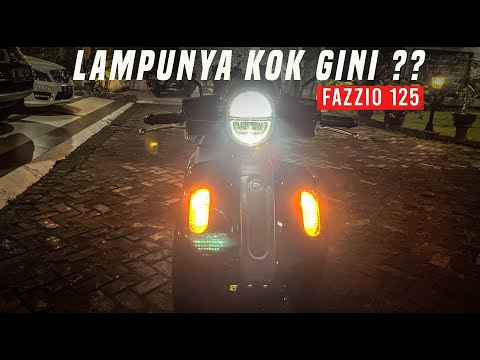 NGETES LAMPU YAMAHA FAZZIO DIMALAM HARI, HASILNYA KOK GINI ⁉️😱