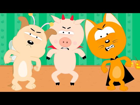 Пять Привидений - Котенок Котэ - Песенка мультик для малышей Учимся считать до 5