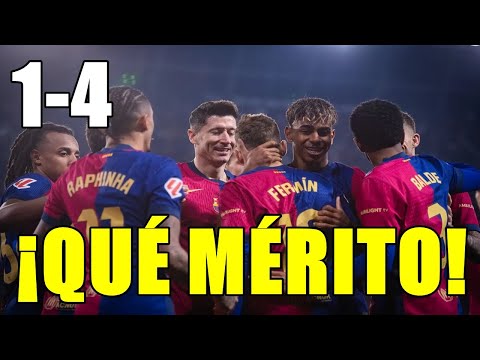 ¡ÉPICO BARÇA EN SEVILLA 1-4 DE UN MÉRITO BRUTAL! | MI OPINIÓN CALMADA DEL PARTIDO