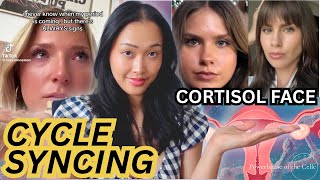 cycle syncing, feminine rhythm, and cortisol slander
